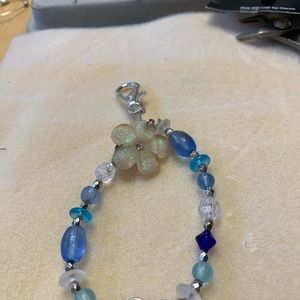 Handmade beaded keychain